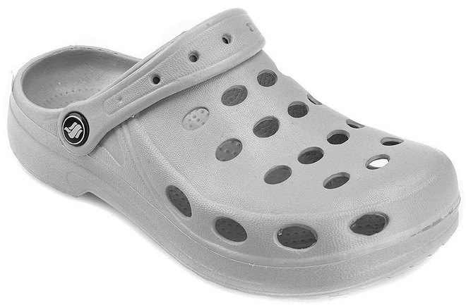 SZARE LEKKIE KLAPKI CHODAKI KROKSY  1