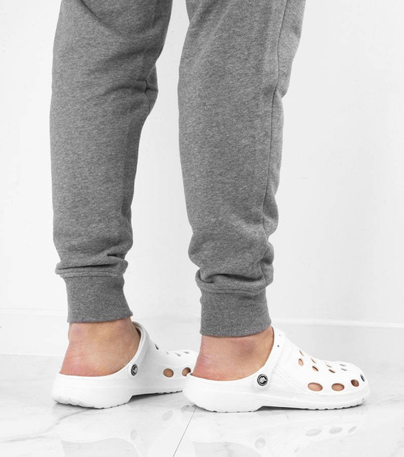 BIAŁE LEKKIE KLAPKI CHODAKI 5