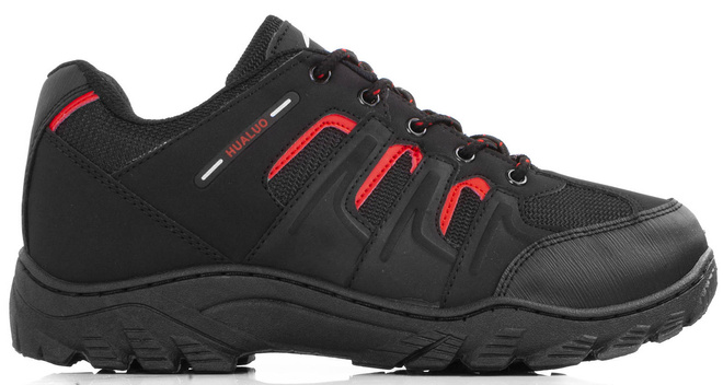 CZARNE MĘSKIE BUTY TREKKINGOWE 1