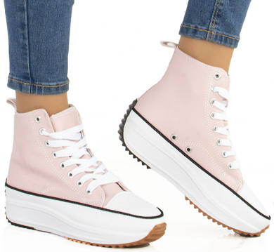 RÓŻOWE TRAMPKI SNEAKERSY MINDIE