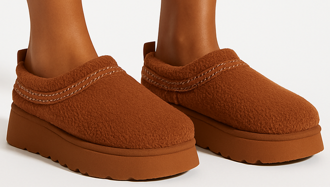 DAMSKIE CAMEL KAPCIE OCIEPLANE PLATFORMA WSUWANE CLOUD 2