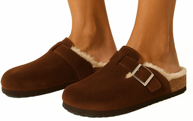 BRĄZOWE KAPCIE OCIEPLANE NA KORKU 4