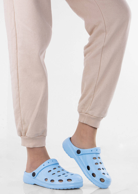 BŁĘKITNE LEKKIE KLAPKI  KROKSY  5