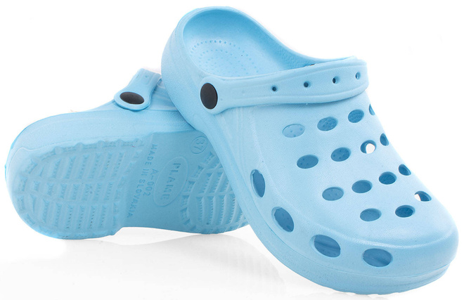 BŁĘKITNE LEKKIE KLAPKI  KROKSY  1