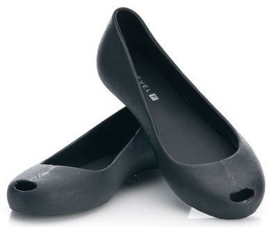 GUMOWE BALERINY MELISKI CZARNE