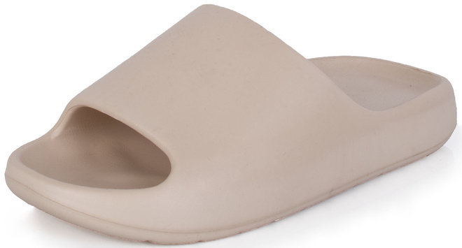 MĘSKIE BEŻOWE PIANKOWE WYGODNE KLAPKI 2