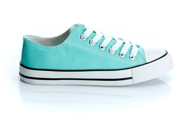 NISKIE TRAMPKI CONVER TENISÓWKI MIĘTOWE 1