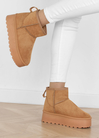 CAMEL OCIEPLANE ŚNIEGOWCE BOTKI NA PLATFORMIE LIRINA