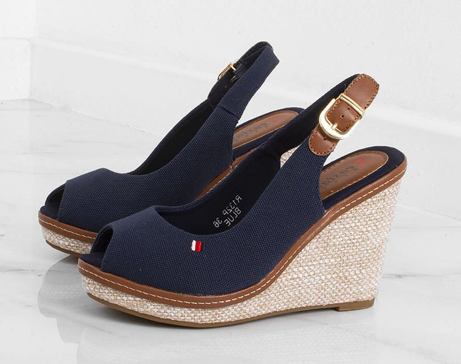 GRANATOWE SANDAŁY ESPADRYLE SULIS