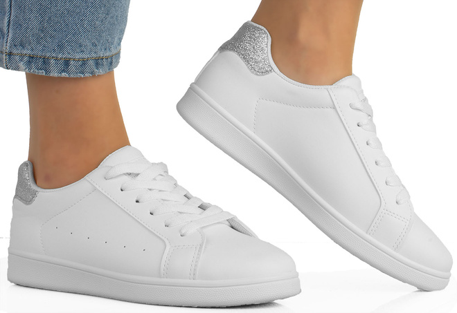 BIAŁE SNEAKERSY TRAMPKI KLASYCZNE MINFI 2