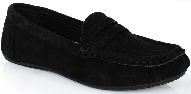 CZARNE MOKASYNY ZAMSZOWE DAMSKIE WSUWANE ORPE 1