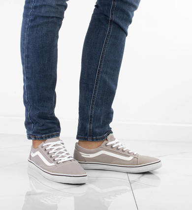 SZARE TRAMPKI TENISÓWKI MĘSKIE