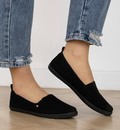 CZARNE TENISÓWKI CZESZKI WSUWANE FLAGA