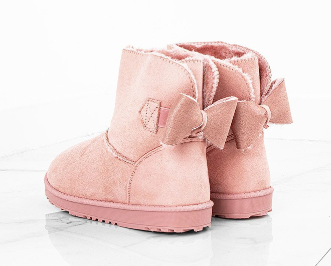 RÓŻOWE ZAMSZOWE ŚNIEGOWCE KIRI 3