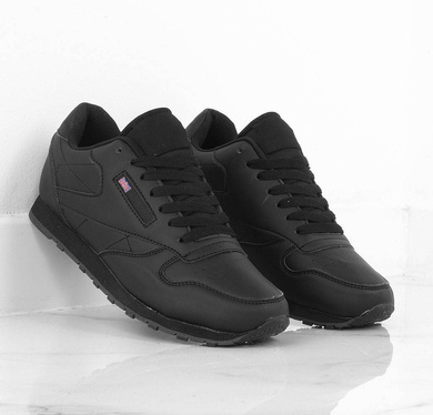 CZARNE MĘSKIE SNEAKERSY