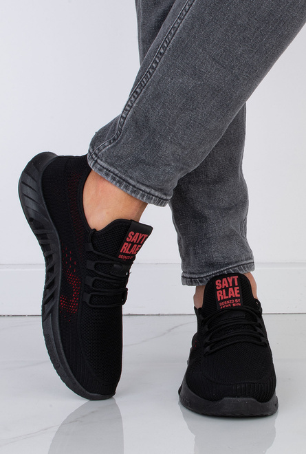 CZARNE MĘSKIE SNEAKERSY  5