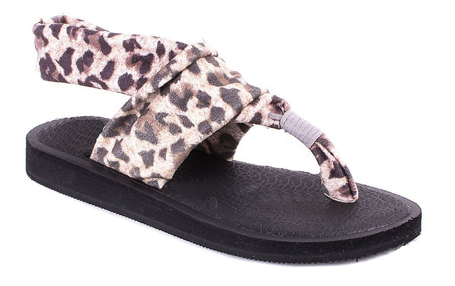 PIANKOWE SANDAŁY W PANTERKĘ OLDE 1
