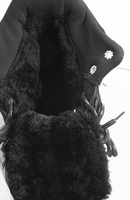 CZARNE MĘSKIE OCIEPLANE BUTY TREKKINGOWE 8