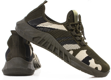 ZIELONE MĘSKIE SNEAKERSY