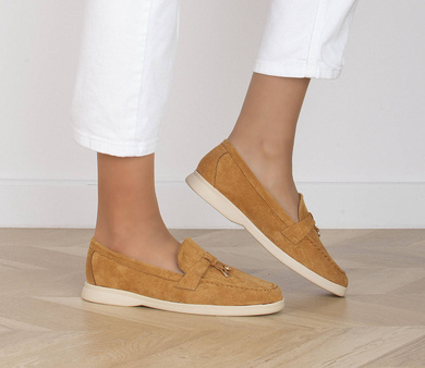 CAMEL MOKASYNY PÓŁBUTY ZAMSZOWE VIVITA