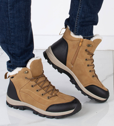 CAMEL MĘSKIE OCIEPLANE BUTY TREKKINGOWE ŚNIEGOWCE