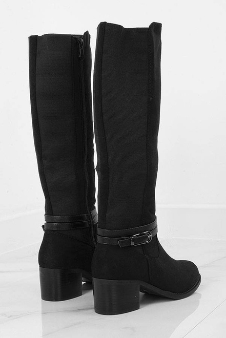 CZARNE ZAMSZOWE KOZAKI TIMELA 5