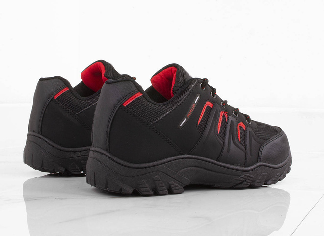 CZARNE MĘSKIE BUTY TREKKINGOWE 7