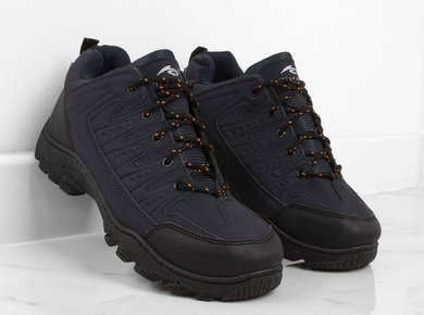 GRANATOWE MĘSKIE BUTY TREKKINGOWE