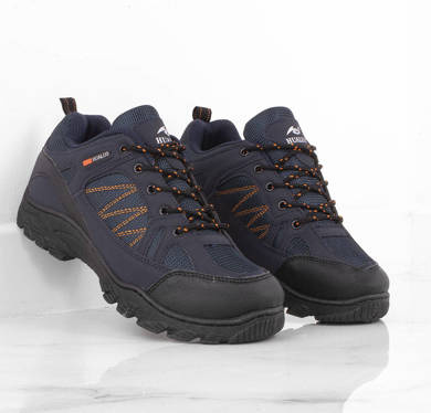 GRANATOWE MĘSKIE BUTY TREKKINGOWE