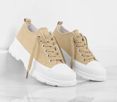 BEŻOWE NISKIE TRAMPKI NAIA