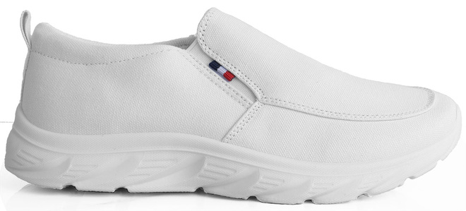 BIAŁE TENISÓWKI TRAMPKI CZESZKI WSUWANE SLIP ON 1