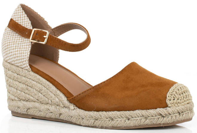 CAMEL DAMSKIE SANDAŁY NA KOTURNIE ESPADRYLE ROMINA 1