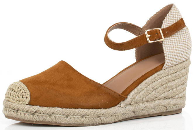 CAMEL DAMSKIE SANDAŁY NA KOTURNIE ESPADRYLE ROMINA 3