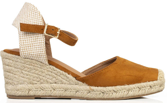 CAMEL SANDAŁY NA KOTURNIE ESPADRYLE VIOLET 1