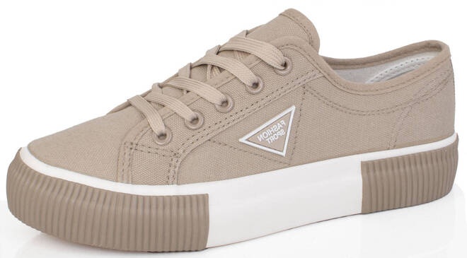 DAMSKIE BEŻOWE SNEAKERSY SPORTOWE TRAMPKI KHAKI AUSTYN 3