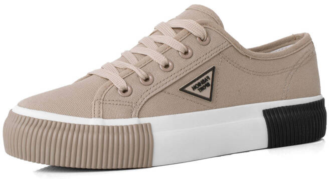 DAMSKIE BEŻOWE SNEAKERSY SPORTOWE TRAMPKI KHAKI AUSTYN 3