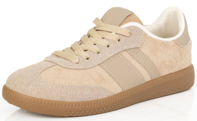 DAMSKIE BEŻOWE SNEAKERSY SPORTOWE TRAMPKI KHAKI SANDI 3