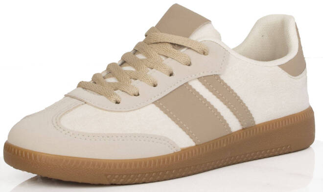 DAMSKIE BEŻOWE SNEAKERSY SPORTOWE TRAMPKI KHAKI SANDI 3